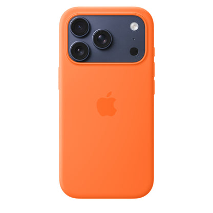 iPhone 17 Pro Silicone Case with MagSafe – Bright Guava