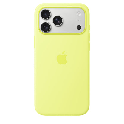 iPhone 17 Pro Silicone Case with MagSafe – Bright Guava