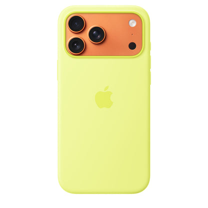 iPhone 17 Pro Silicone Case with MagSafe – Bright Guava
